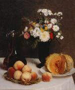 Henri Fantin-Latour Flowers and Fruit oil painting on canvas